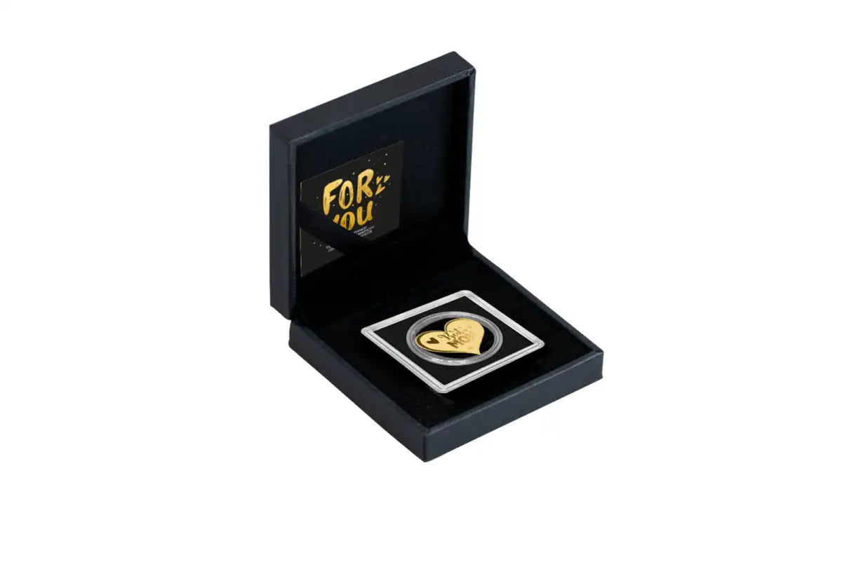 Heart Best Mom - Gold Gift - In Gift Box