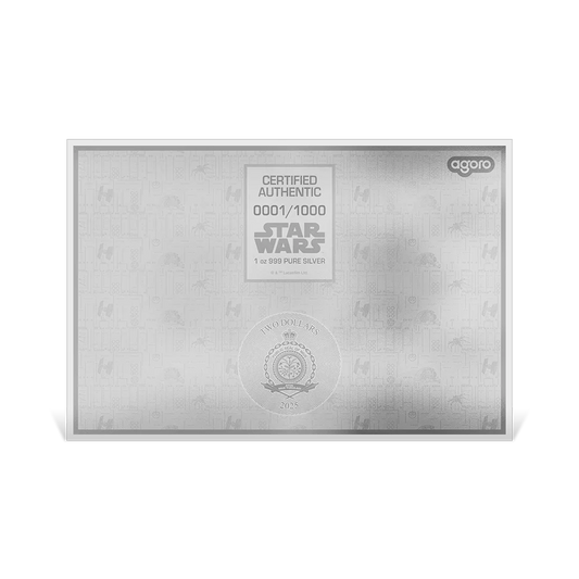 Star Wars Blueprint Series -4. Luke Skywalker's Lightsaber 1oz Silver Foil