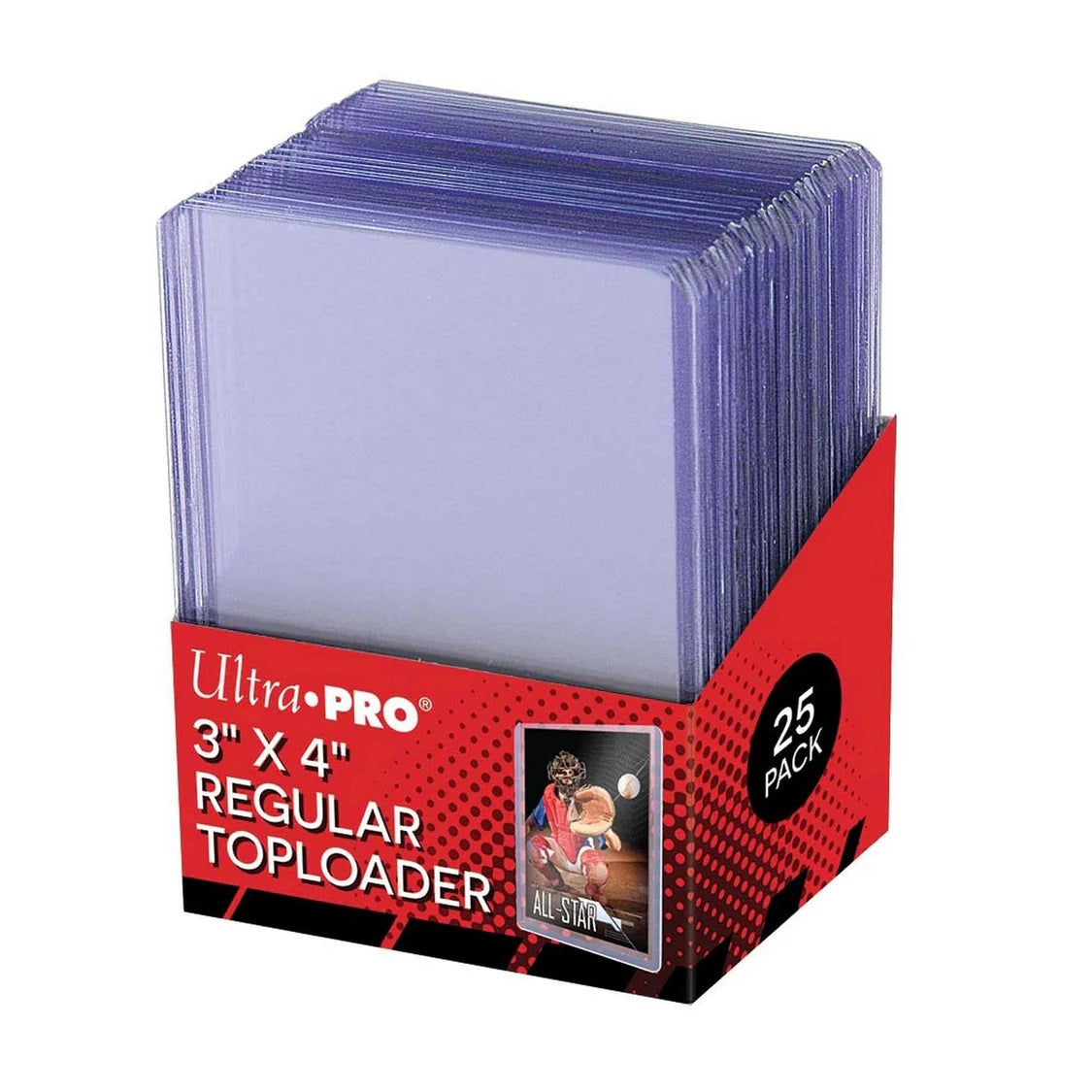 Ultra Pro Clear Regular Toploader 3"x 4" 25 Pack Sealed