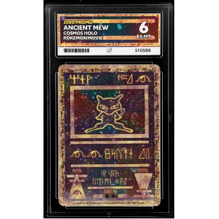 2000 Pokemon Black Star Promo Ancient Mew ACE EX-MT 6 Preowned