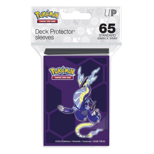 Pokémon Miraidon 65ct Deck Protector Sleeves (Purple)