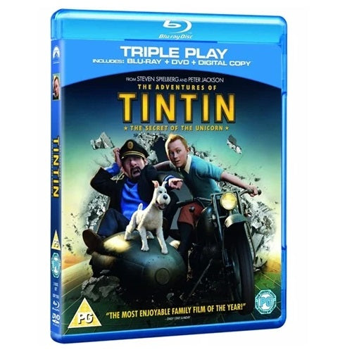Blu-Ray - The Adventures Of TinTin: The Secret Of The Unicorn (PG) Preowned