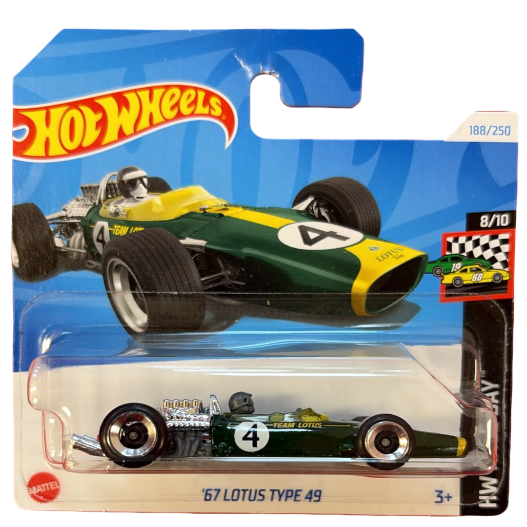Hot Wheels - HW Race Day 188/250 '67 Lotus Type 49 (3+) Preowned