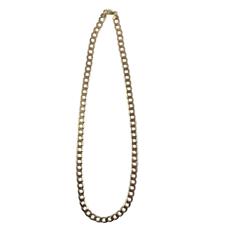 9ct Yellow Gold Belcher Chain 30" Approx 30.3g Preowned