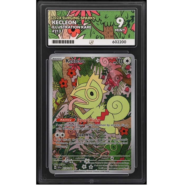 2024 Pokemon Surging Sparks Kecleon 213/191 Ace Mint 9 Preowned