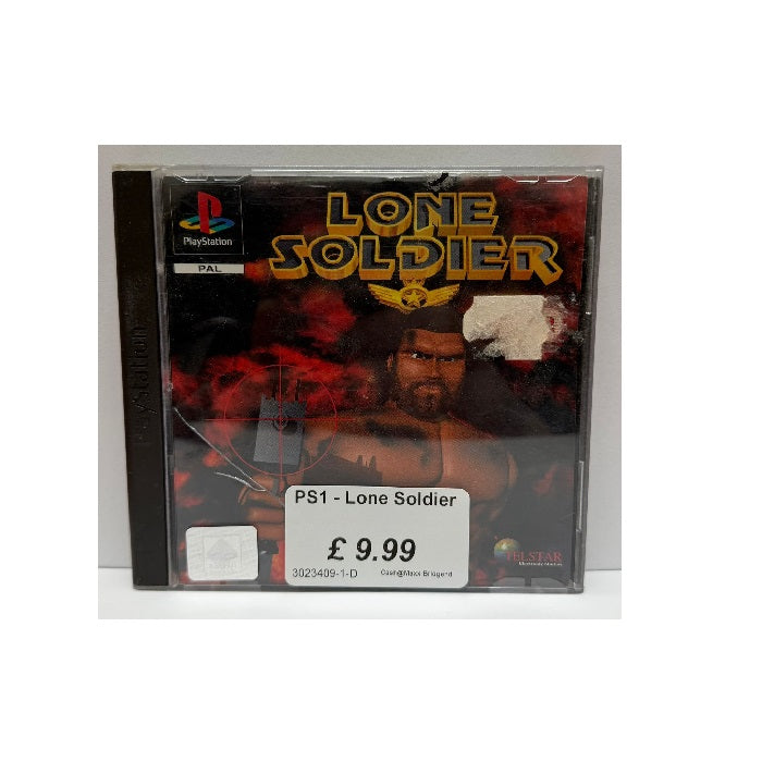 PS One - Lone Soldier With Manual (12+) Preowned