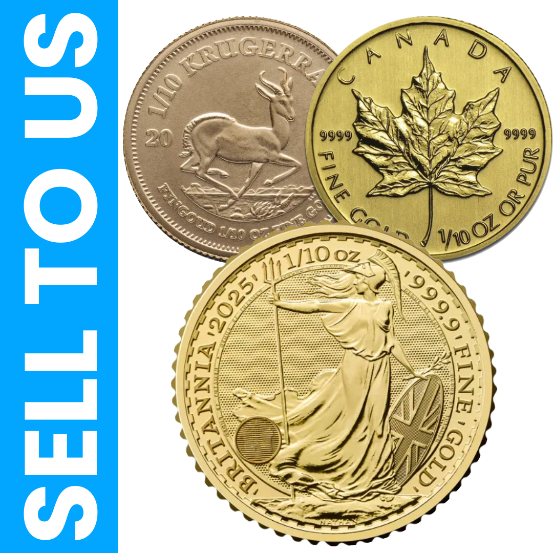 1/10th oz (3.11g) Gold Coin