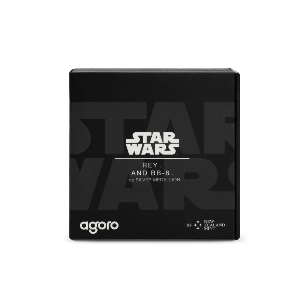 Star Wars Allies - Rey and BB-8 1oz Silver Coin