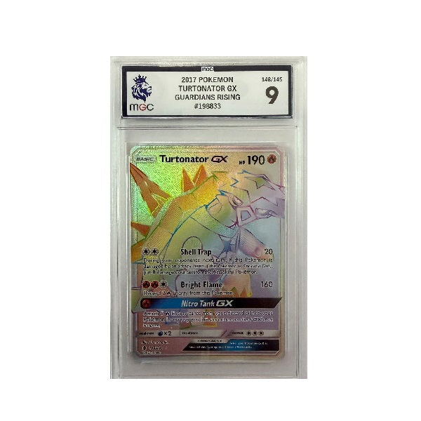 2017 Pokemon Guardians Rising Turtonator GX 148/145 MGC 9 Preowned