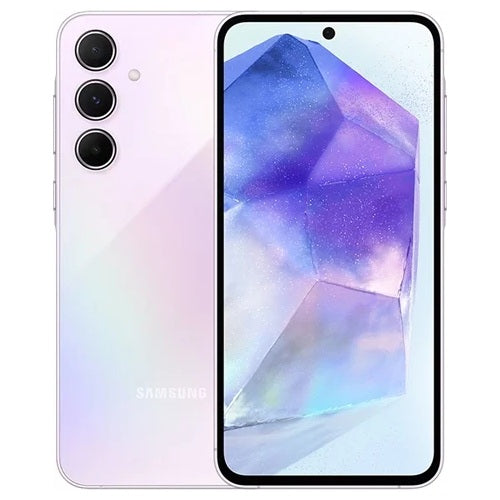 Samsung Galaxy A55 5G 128GB Dual Sim Unlocked Awesome Lilac Grade C Preowned