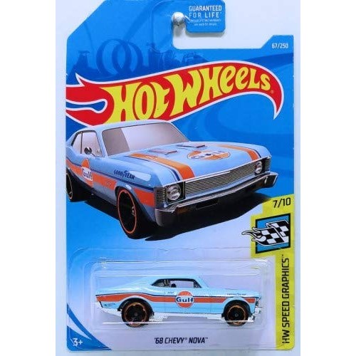 Hot Wheels Speed Graphics - 68" Chevy Nova 2018 67/250 (3+) Preowned