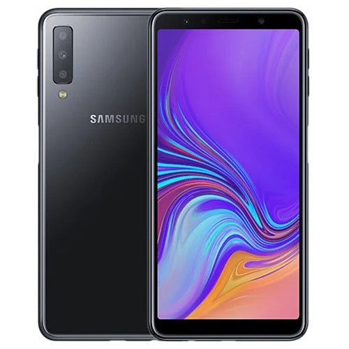 Samsung Galaxy A7 (2018) 64GB Dual Sim Unlocked Black Grade C Preowned