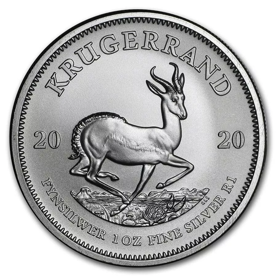 Best Value 2020 Silver Krugerrand 1oz Fine Silver Preowned