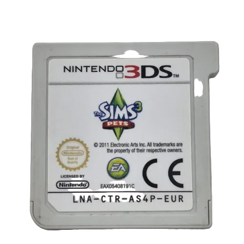 3DS - The Sims 3: Pets (12) Unboxed Preowned
