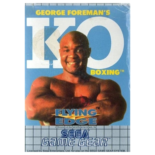 Sega Game Gear - George Foreman's KO Boxing w/Manual Boxed Preowned