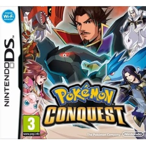 DS - Pokemon: Conquest (3) Preowned