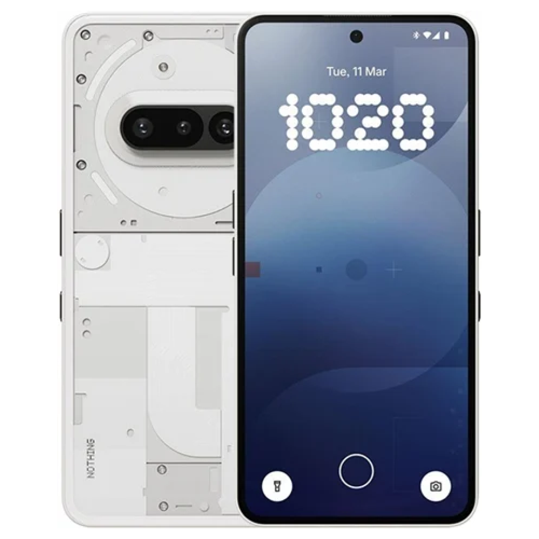 Nothing Phone 3a 256GB Dual Sim Unlocked White Grade B Preowned