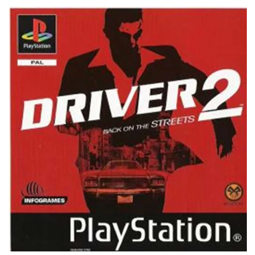 PS1 - Driver 2: Back On The Streets With Manual Boxed (15+) Preowned