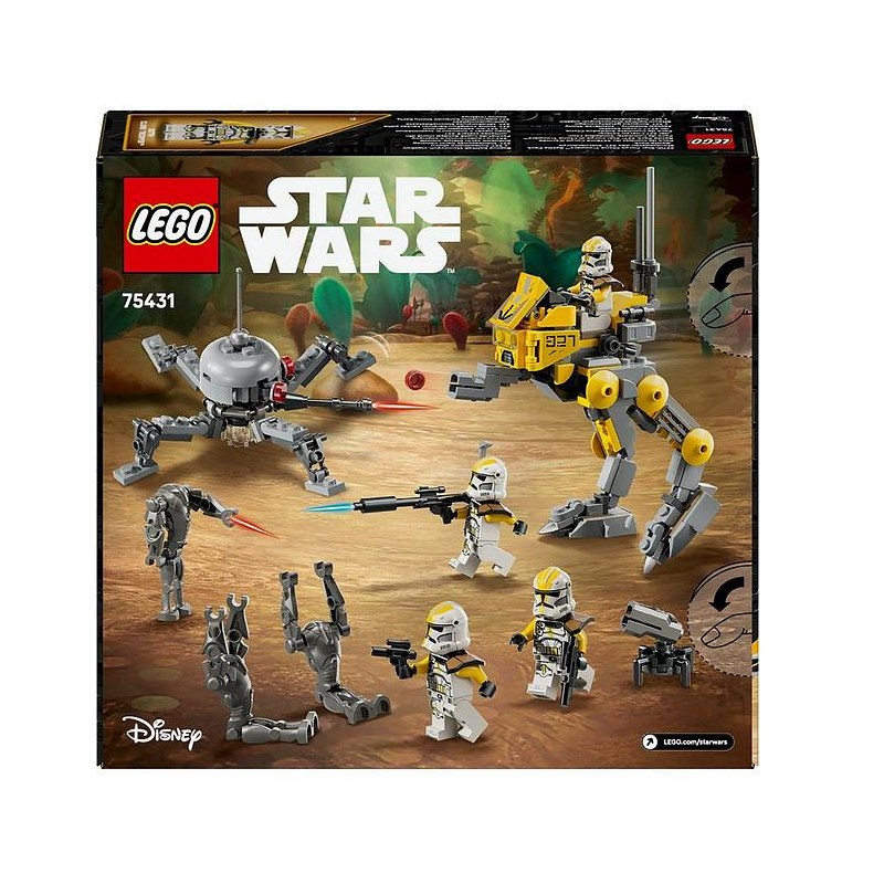 Lego - 75431 - Star Wars 327th Star Corps Clone Troopers Battle Pack (7+) Sealed Preowned