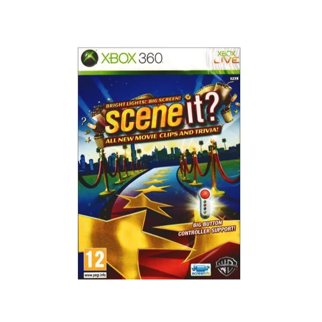 Xbox 360 - Scene It! Bright Lights Big Screen (12) Preowned