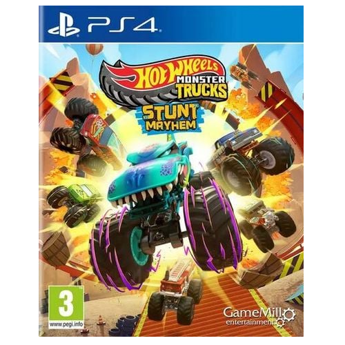 PS4 - Hot Wheels Monster Trucks: Stunt Mayhem (3) Preowned