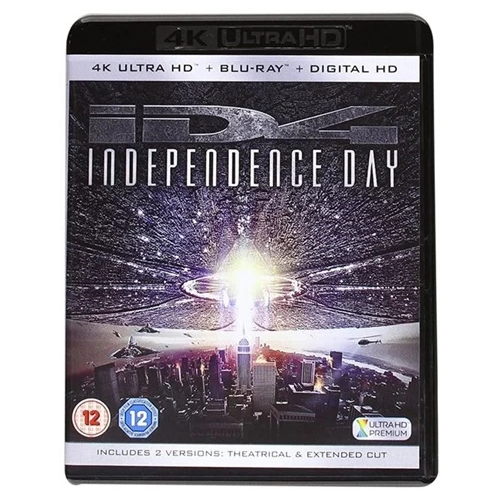 4K Blu-Ray - Independence Day (12) Preowned