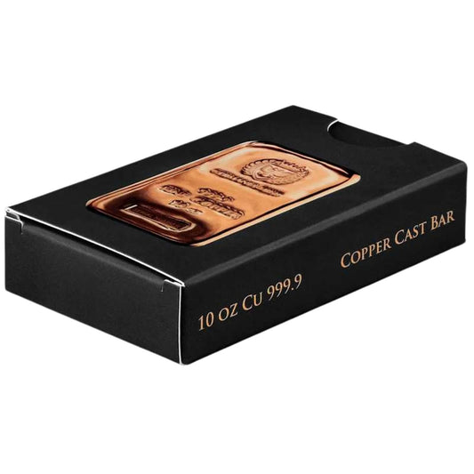 Germania Mint Copper Cast 10oz Bullion Bar 999.9