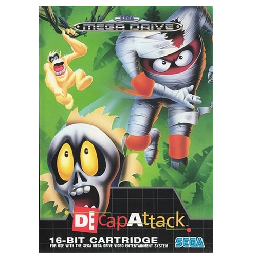 Mega Drive - Decap Attack Without Manual Boxed Preowned