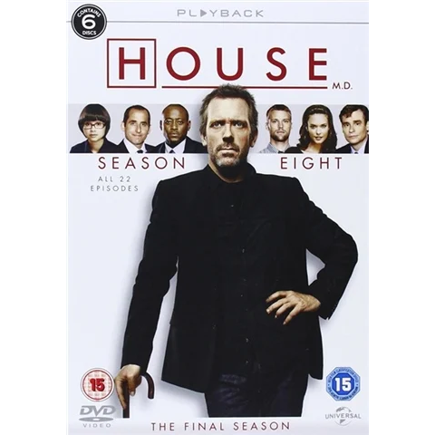DVD Boxset - House: Season 8 (15) Preowned