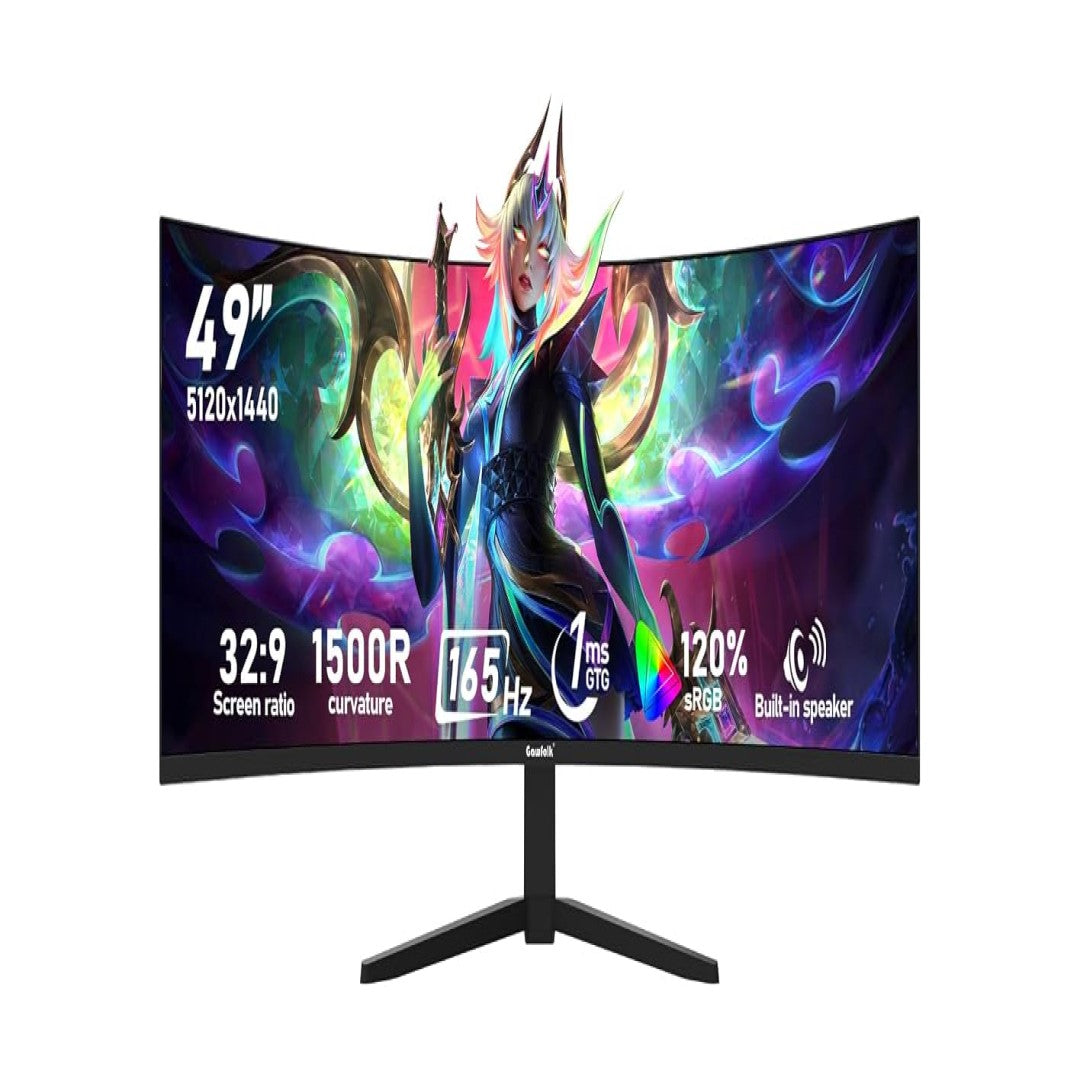 Gawfolk GF490F 49" DQHD Curved LED Monitor Grade B Preowned Collection Only