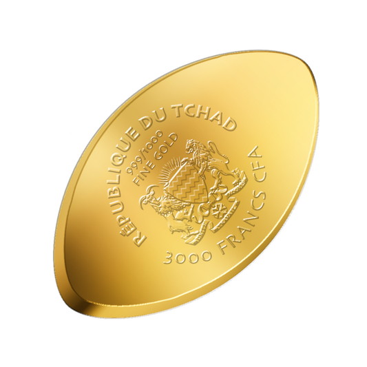 American Football 999/1000 1/1000oz - Gold Gift - In Gift Box