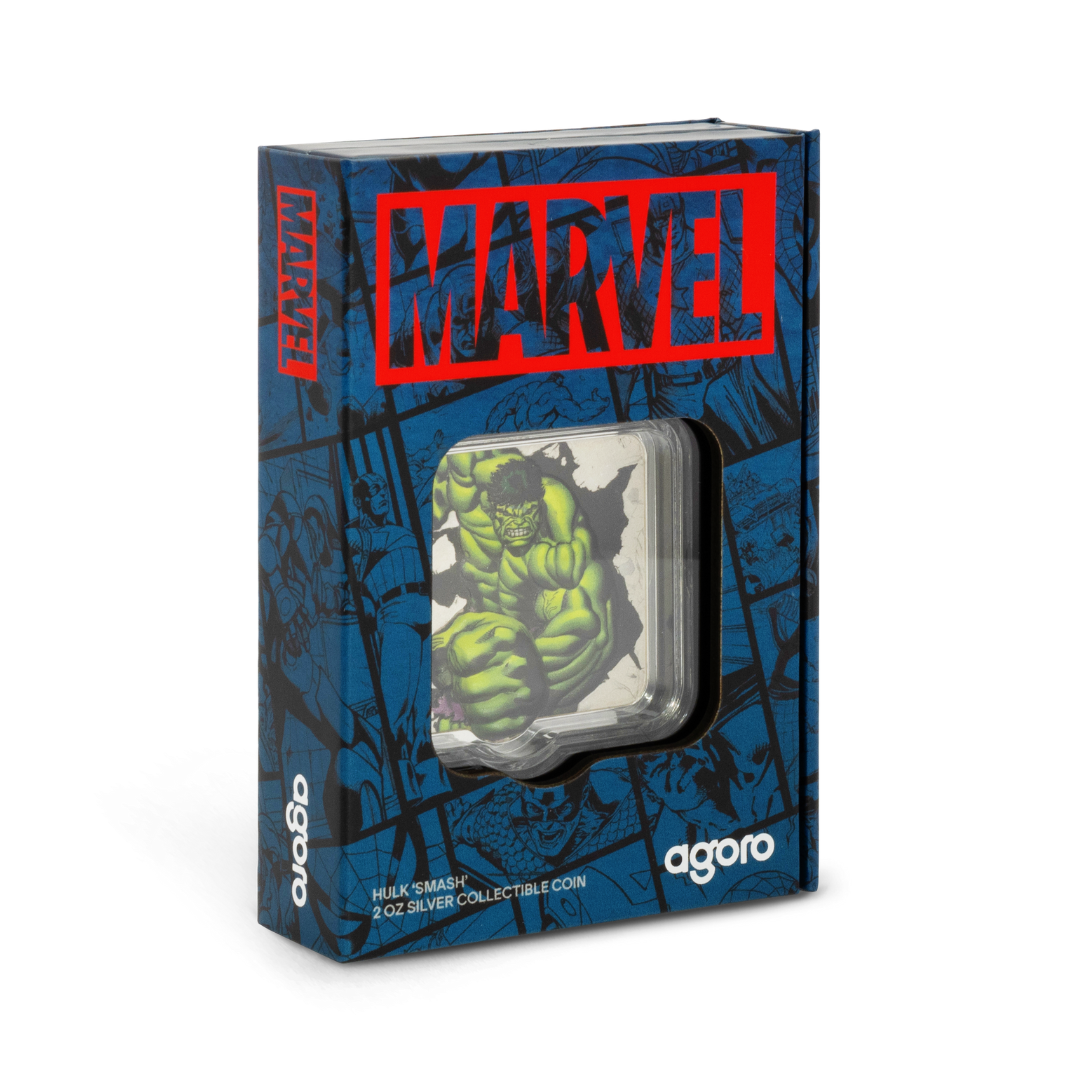Marvel Smash Series - Hulk Smash 2oz Silver Coin