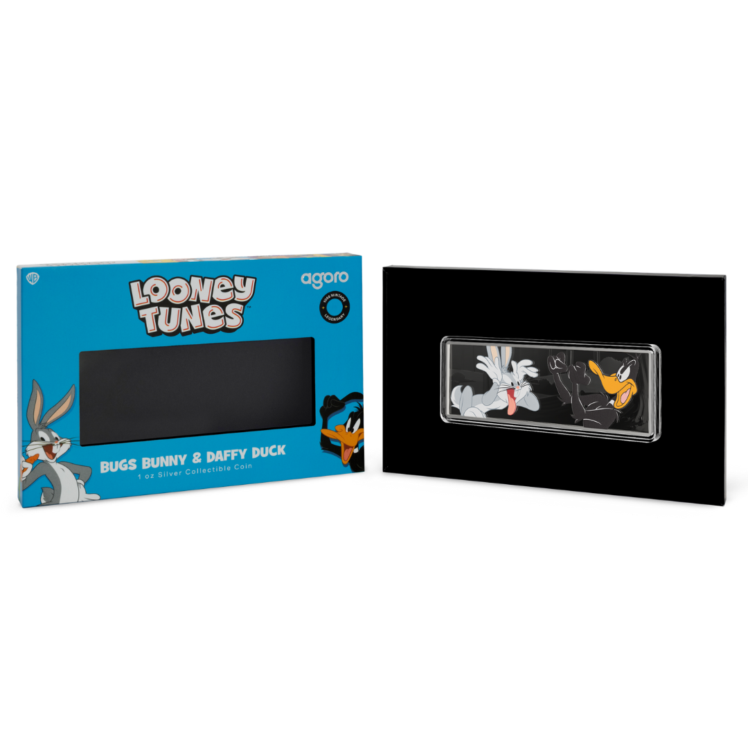 Looney Tunes - Double Trouble - Bugs Bunny 7 Daffy Duck: 4 - 1oz Silver Coin