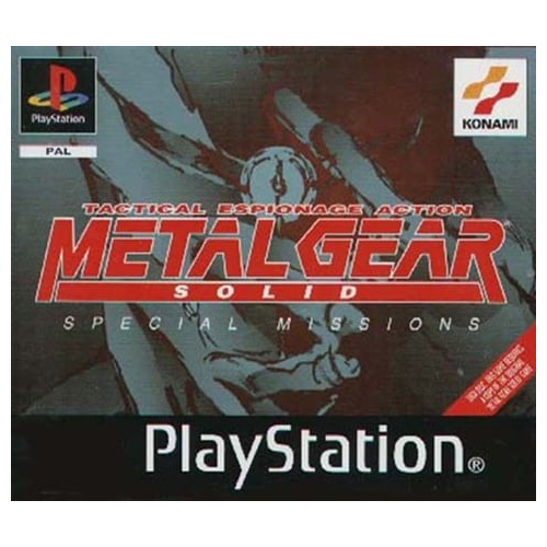 PS One - Metal Gear Solid: Special Missions With Manual (15+) Preowned