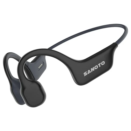 SANOTO DG 08 Wireless Bone Conduction Open Ear Headphones Black Grade B Preowned