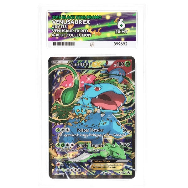 2016 Pokemon Black Star Promo Venusaur EX XY123 ACE Excellent - Mint 6 Preowned