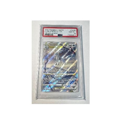 2023 Pokemon Crown Zenith Full Art Glaceon V Star GG40/GG70 PSA Gem Mint 10 Preowned
