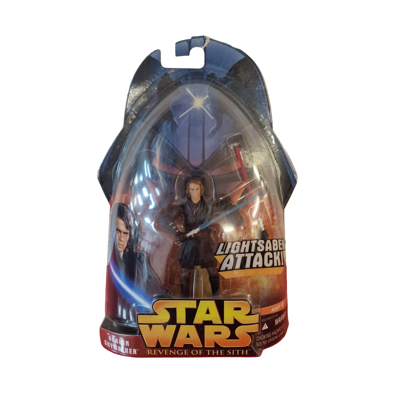 Hasbro - Star Wars Anakin Skywalker Lightsaber Attack Figure (4+) Preowned