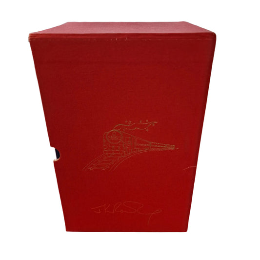 Bloomsbury - Harry Potter Deluxe Gold Signature Edition 4 Book Box Set Preowned