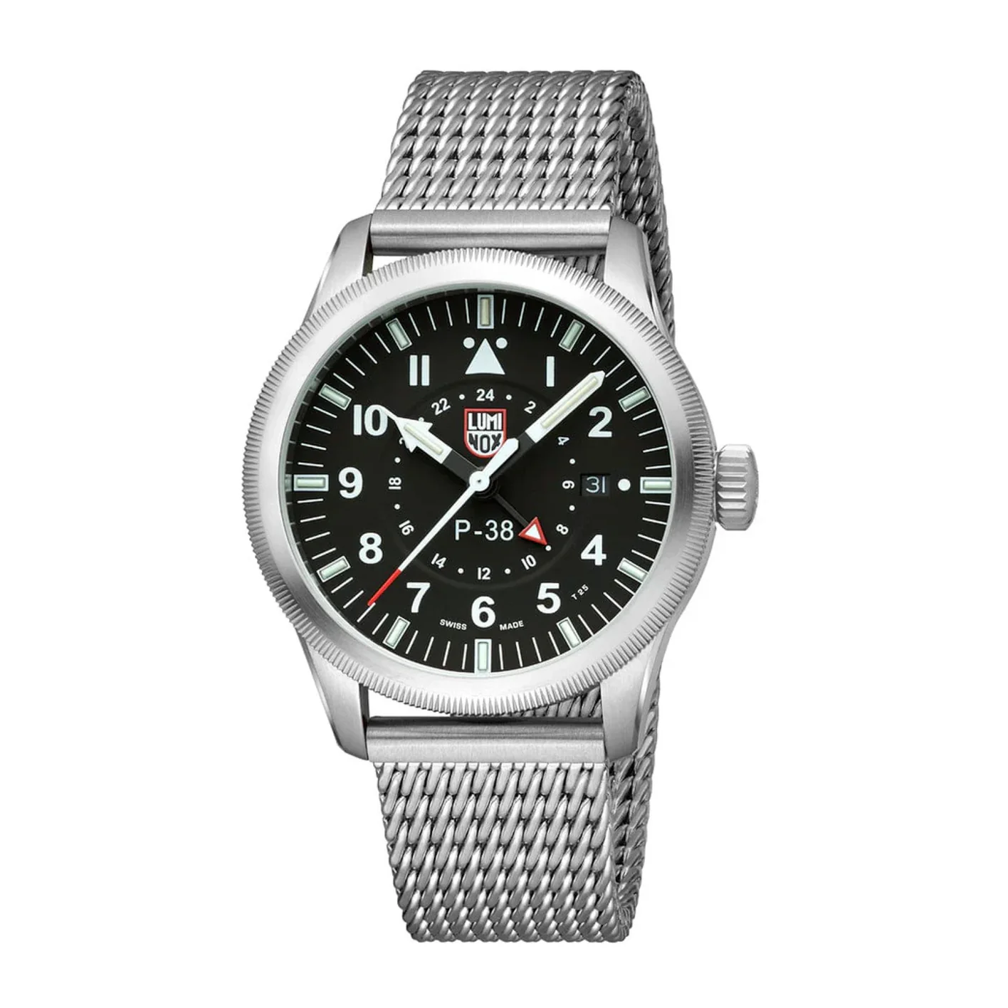 Luminox Xa-9522 42mm Air Pilot P-38 Lightning Grade B Preowned