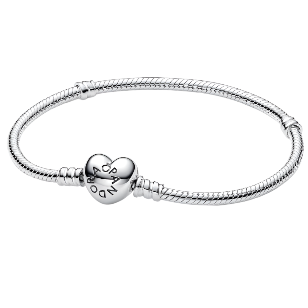 925 - Pandora Heart Bracelet 14.9g Preowned