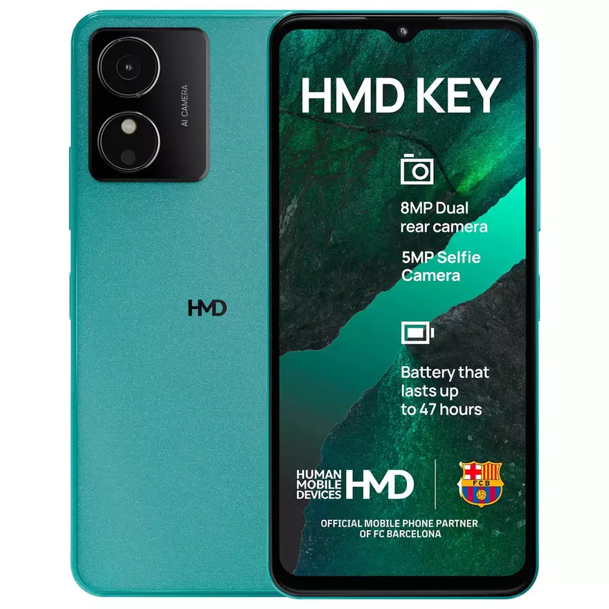 HMD Key (TA-1690) 32GB Dual SIm Unlocked Icy Blue Grade C Preowned