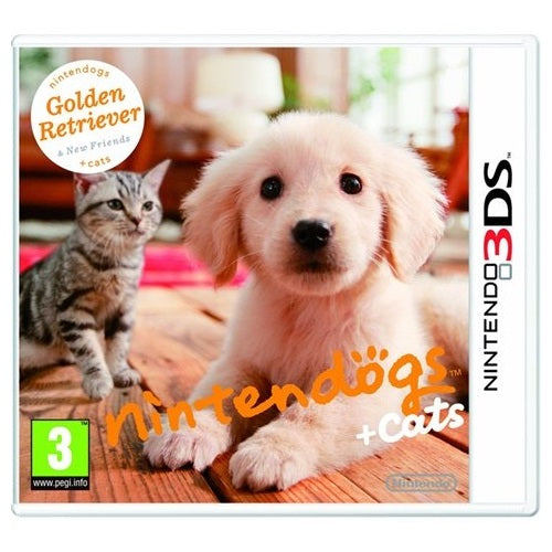 3DS - Nintendogs + Cats Golden Retriever (3) Preowned