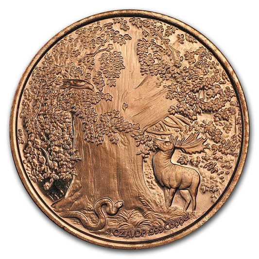 1oz Copper Round Nordic Creatures: Garm
