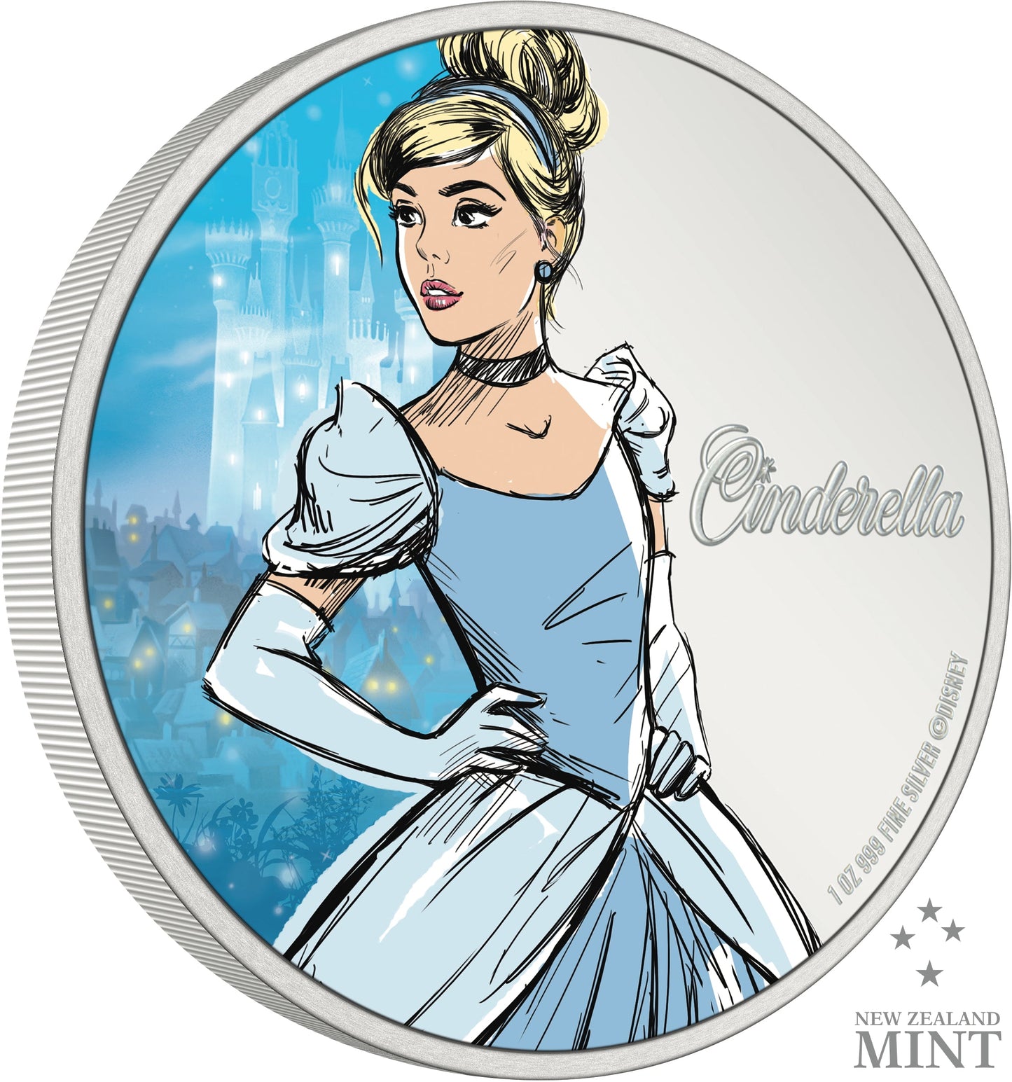 Disney - Disney Princess - Cinderella 1oz Silver Coin