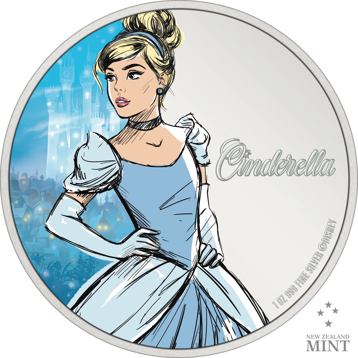 Disney - Disney Princess - Cinderella 1oz Silver Coin