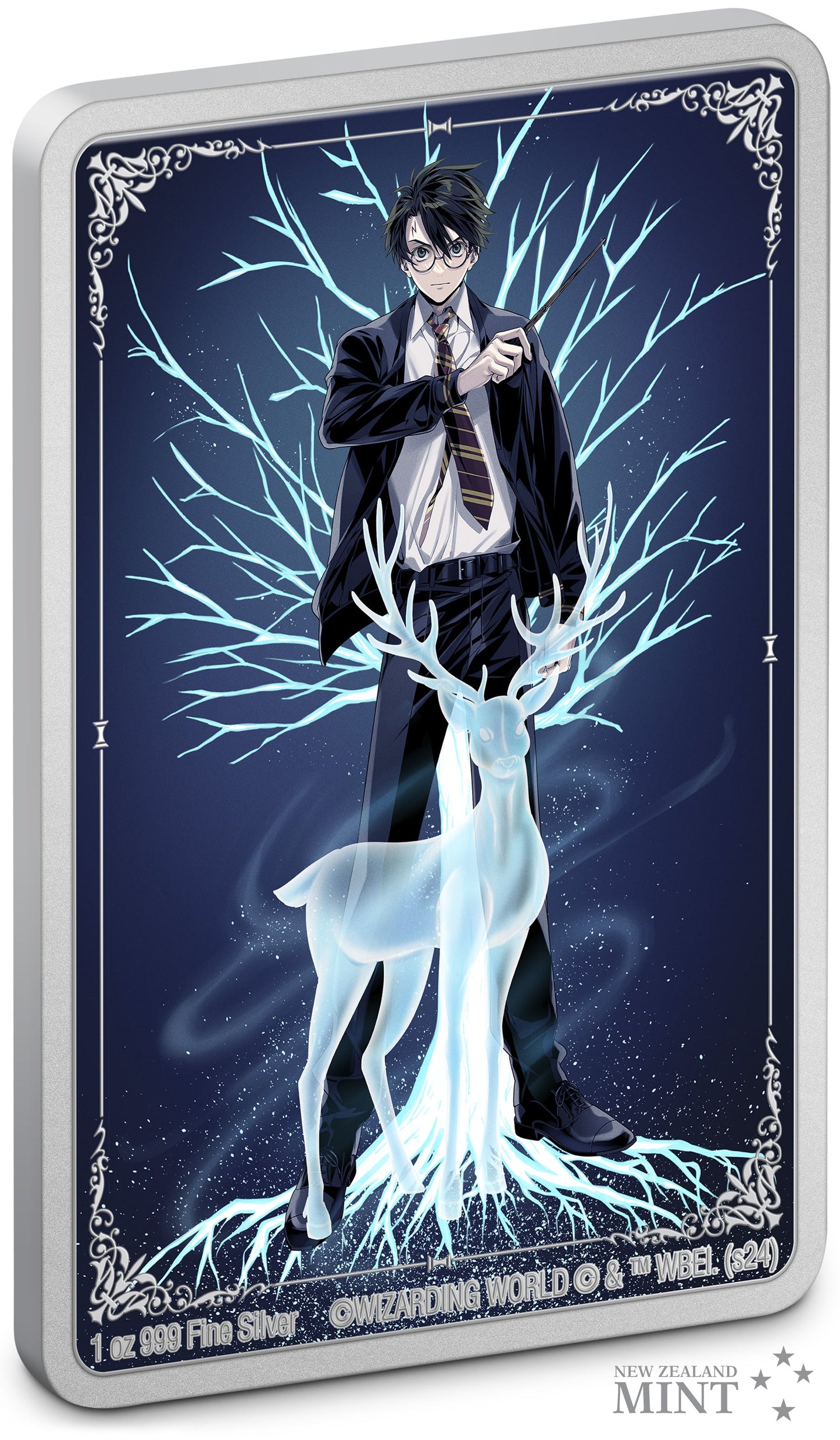 Warner - Patronus: Harry Potter 1oz Silver Coin