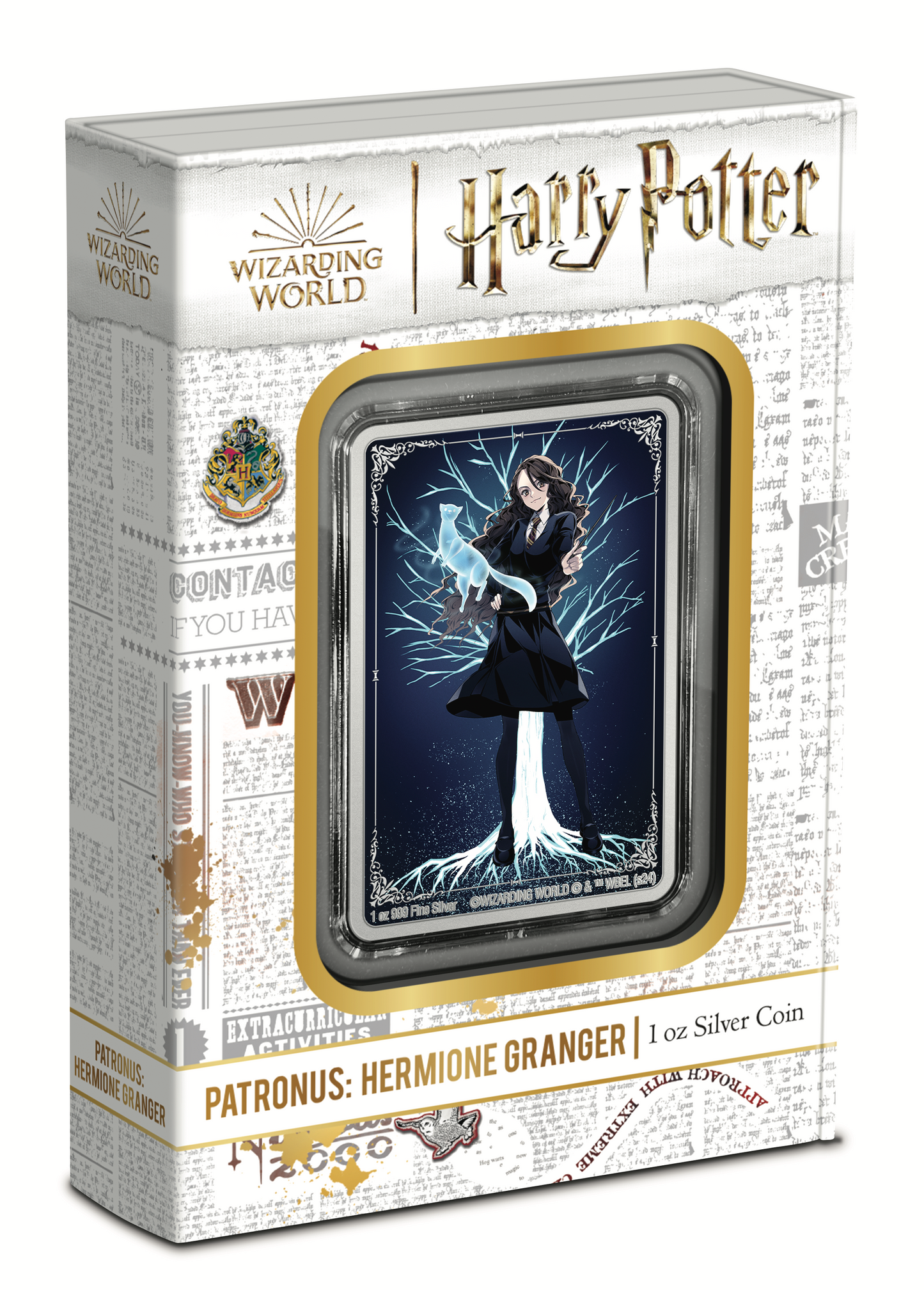 Warner - Patronus: Hermione Granger 1oz Silver Coin