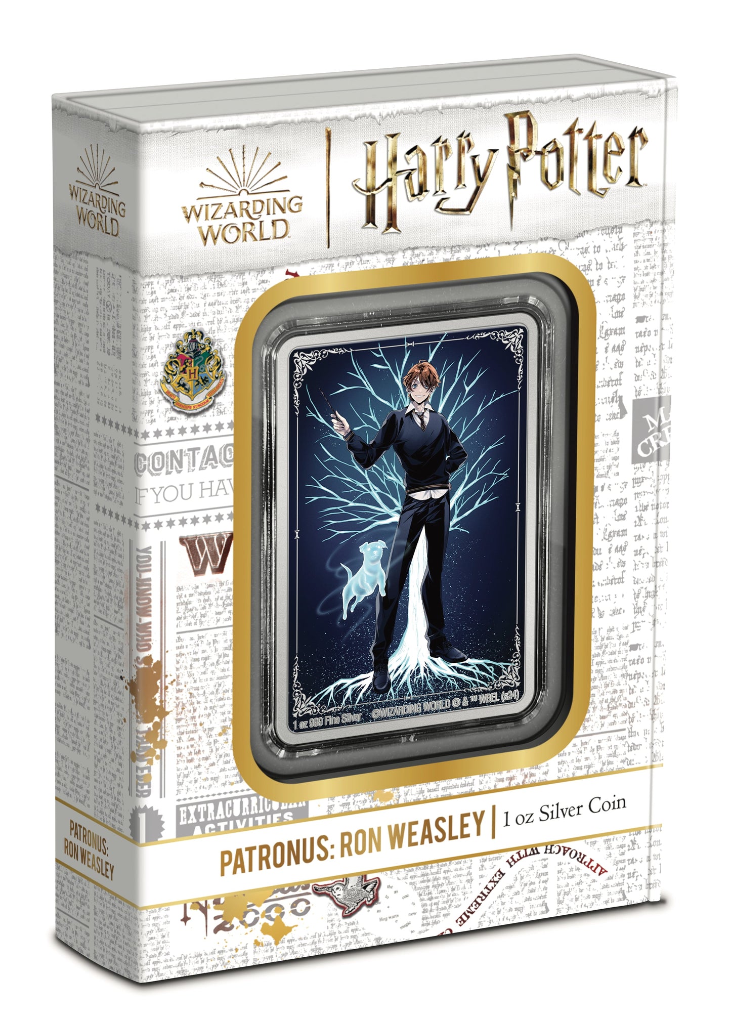 Warner - Patronus: Ron Weasley 1oz Silver Coin