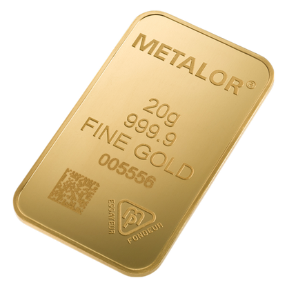 Metalor 20g Gold Bar